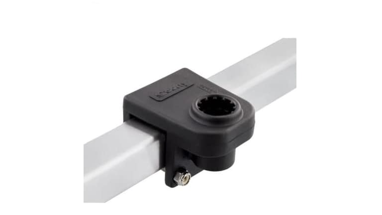 Scotty 243-BK Square Rail Adapter 1-1/4