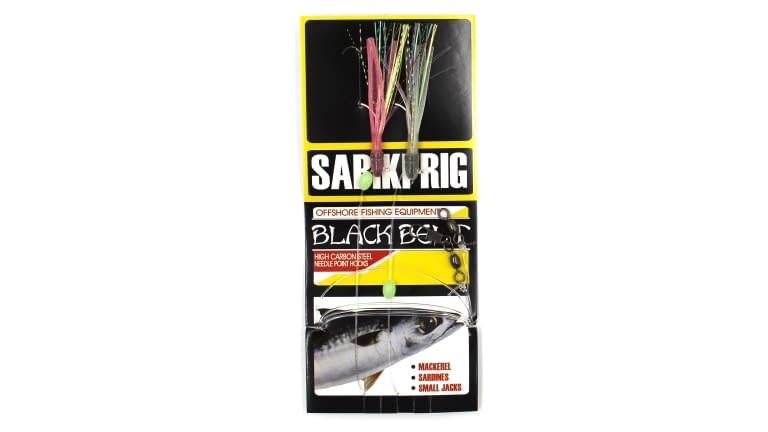 50 Packs/Set Sabiki Rigs #4-#20 Saltwater Fishskin Barbed