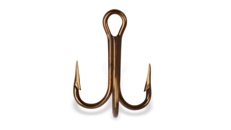 Mustad Treble Hook Bronze 25ct Size 10/0