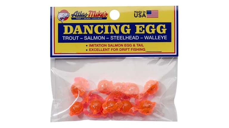 Atlas Mike's Garlic Salmon Egg Trout Fishing Bait, Pink, Eggs