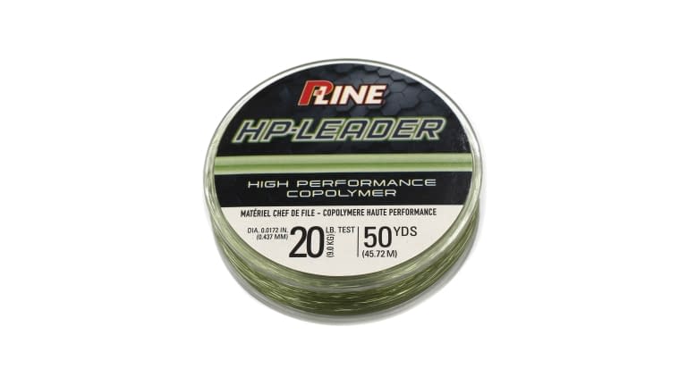 P-Line HP Copolymer Leader, Moss Green, 50 yds 12 lb