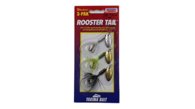 Worden's Rooster Tail 3 Pack - CGW