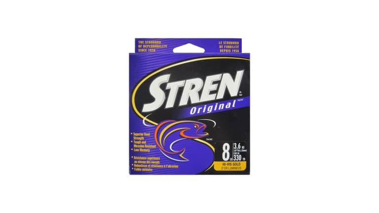 Stren - Original Monofilament, HiVis Gold - 12 lb, 330 Yards