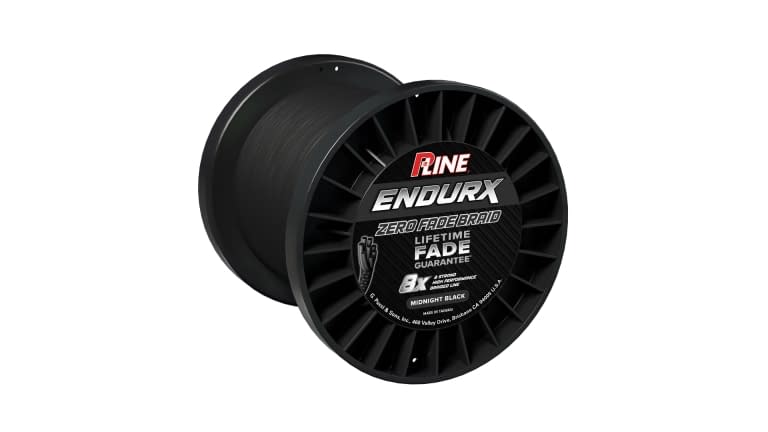 P-Line EndurX Braid Bulk Spool PEBB-2500-20 Midnight Black