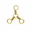 Eagle Claw 3-Way Swivels - Style: BR