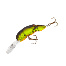 Rebel Lures Value Series Minnow Crankbait Shallow Water Fishing Lure 1 5/8  in, 5/64 oz Silver/Black