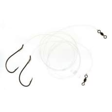 Smith's Long Snelled Striped Bass Rigged Hooks