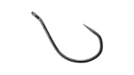 Worm Hook with Cutting Point, Size 4/0, Straight Shank, Round Bend,  Baitholder, Black Chrome, 5 per Pack