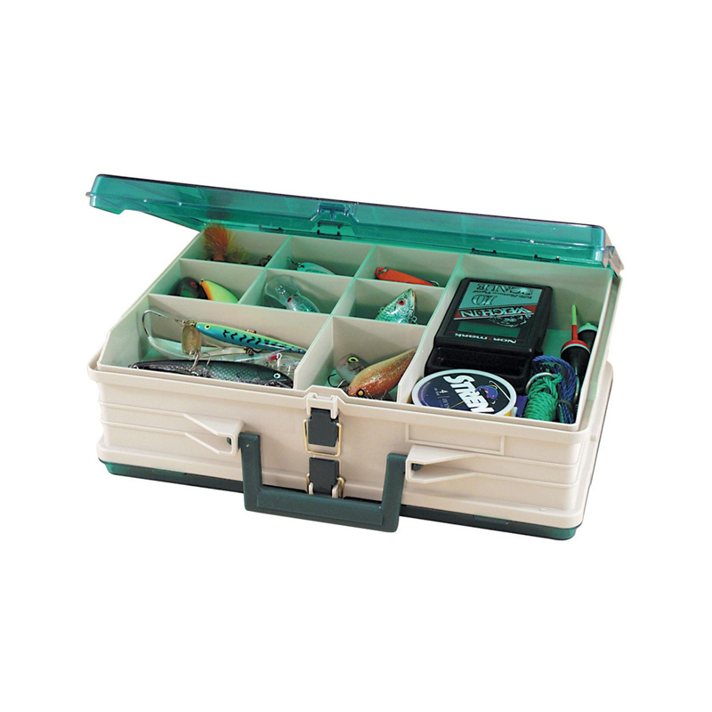 Fishing Box Organizer Double Sided Lure Box Clear Tackle Box Organizer  Storage
