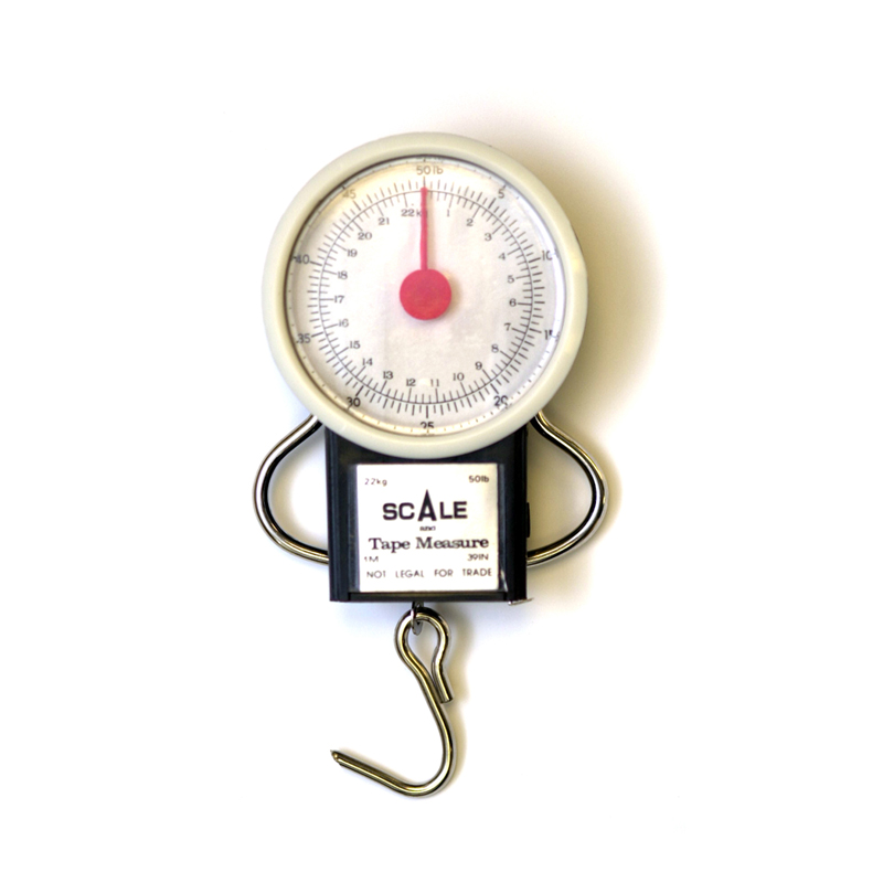 Eagle Claw 50 lb. Dial Scale & Tape Measure
