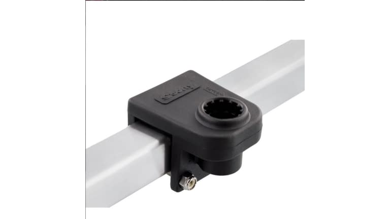 Scotty 243-BK Square Rail Adapter 1-1/4